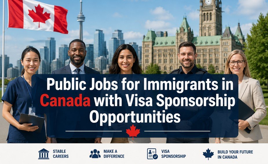 Public Jobs for Immigrants in Canada with Visa Sponsorship Opportunities